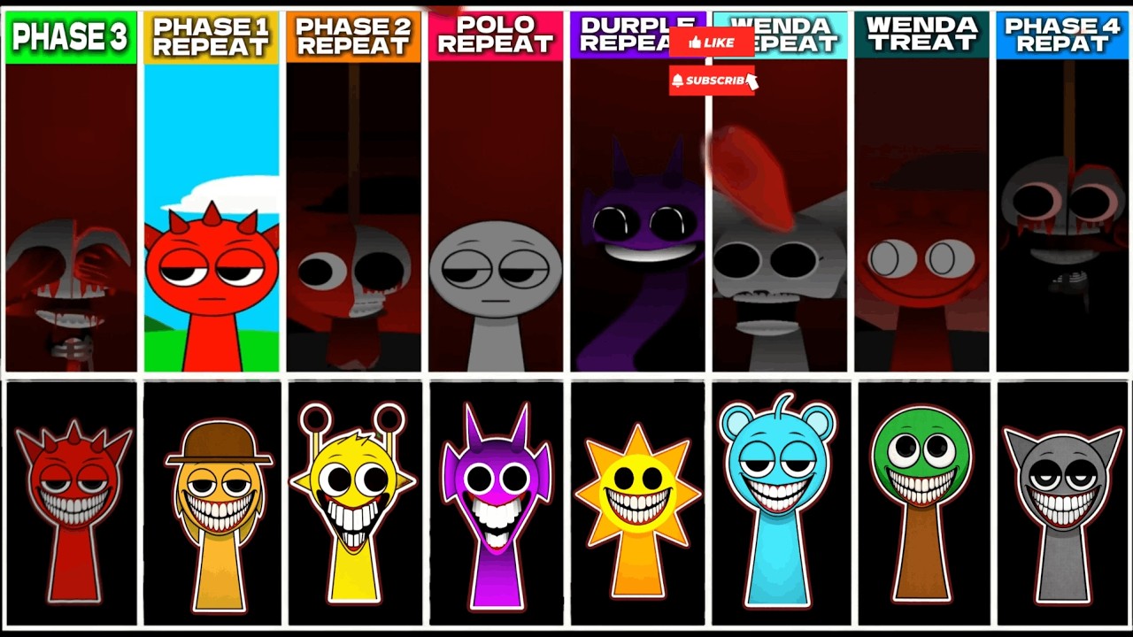 Sprunki But Phase 1, Phase 2, Polo And Durple REPEAT After PHASE 3