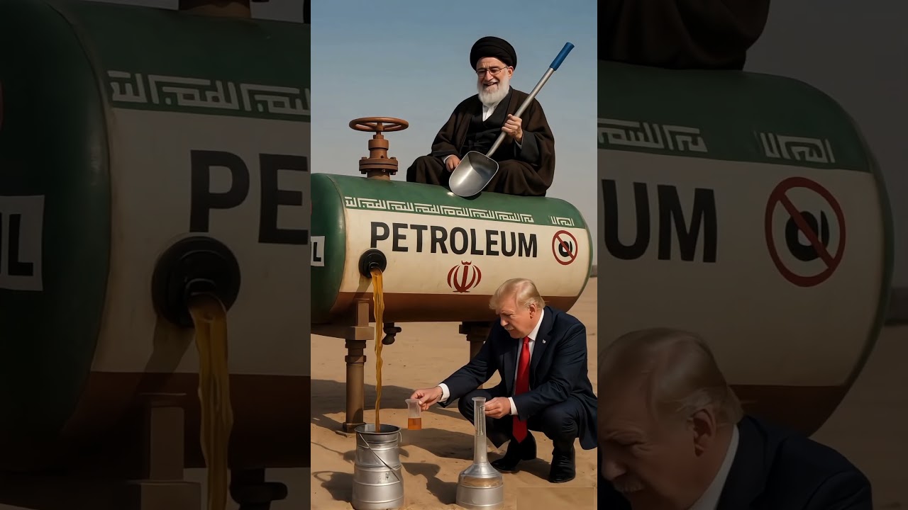 Oil Politics Drama: Unexpected Twist in the Desert! Trump vs Ayatollah Kamenai Shorts#middleeast