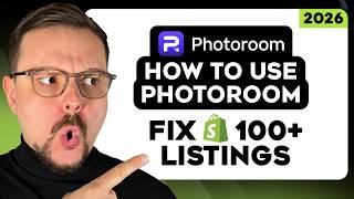 How to Use Photoroom - 2026 | Enhance 100+ Shopify Product Listings with One AI screenshot 5
