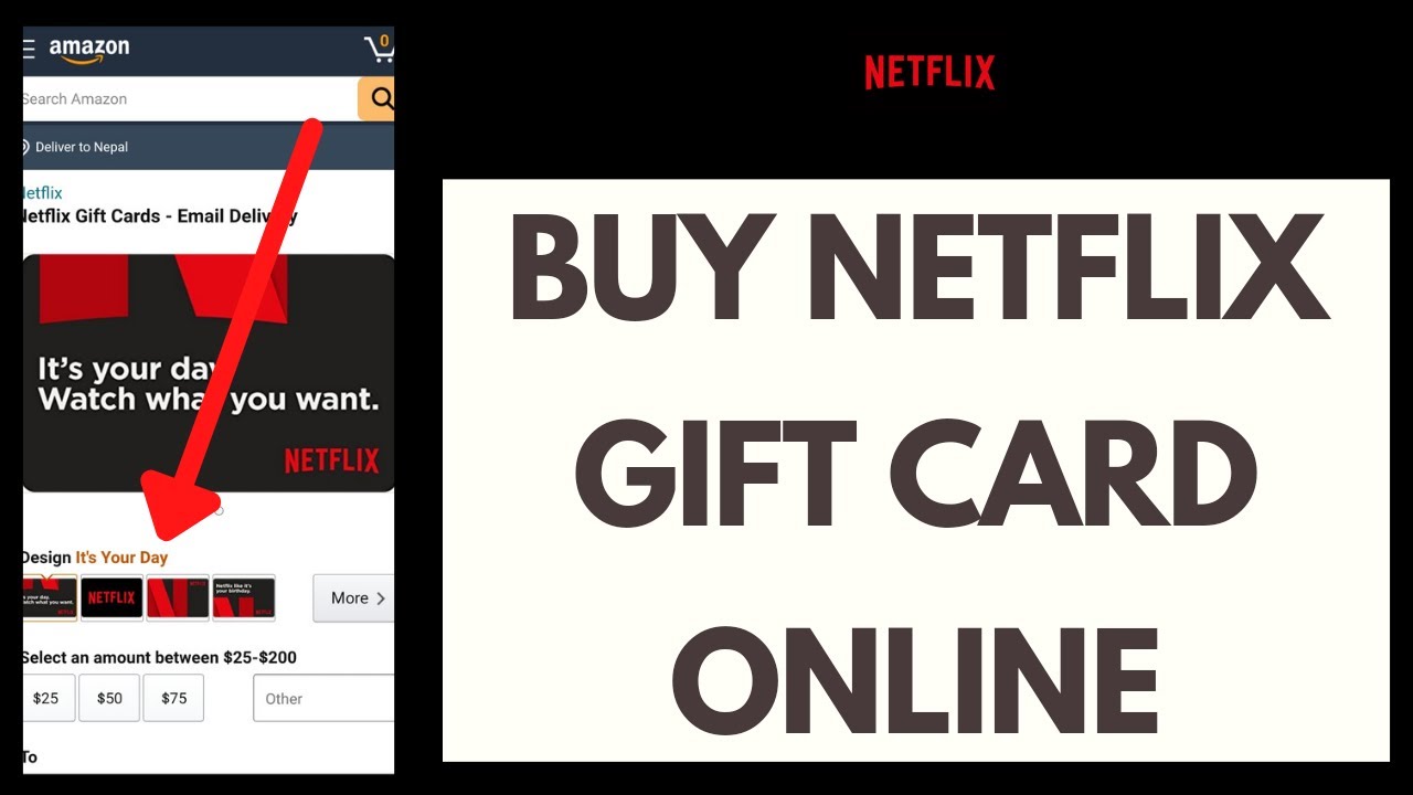 effect Pest Lieve How to Buy Netflix Gift Card Online 2022 - YouTube