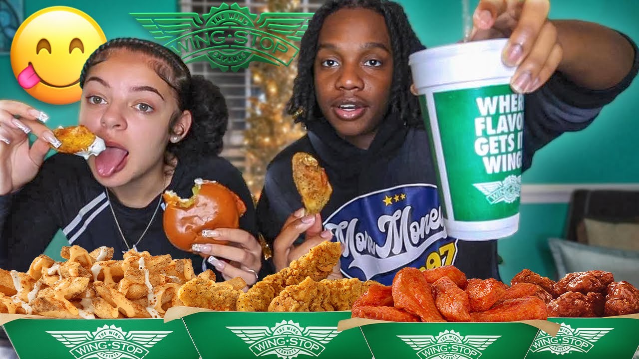 WINGSTOP MUKBANG STORYTIME: How We Met!