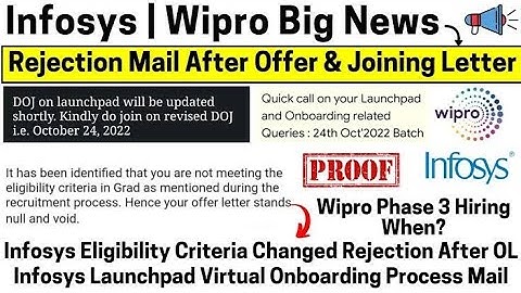 Infosys |Wipro | Tech Mahindra | IT Companies Revoked OL | New Tricks To Remove Fresher By companies
