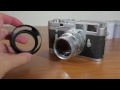 EzFoto Vented Metal Lens Hood for Leica