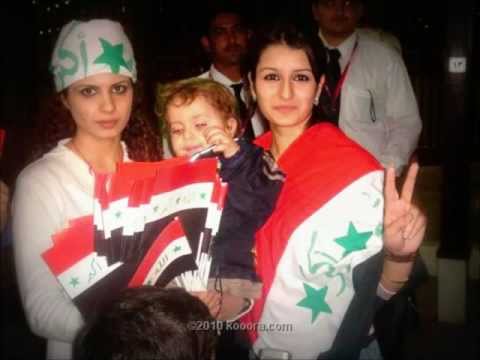 مشجعات عراقيات مع اغاني عراقية ردح