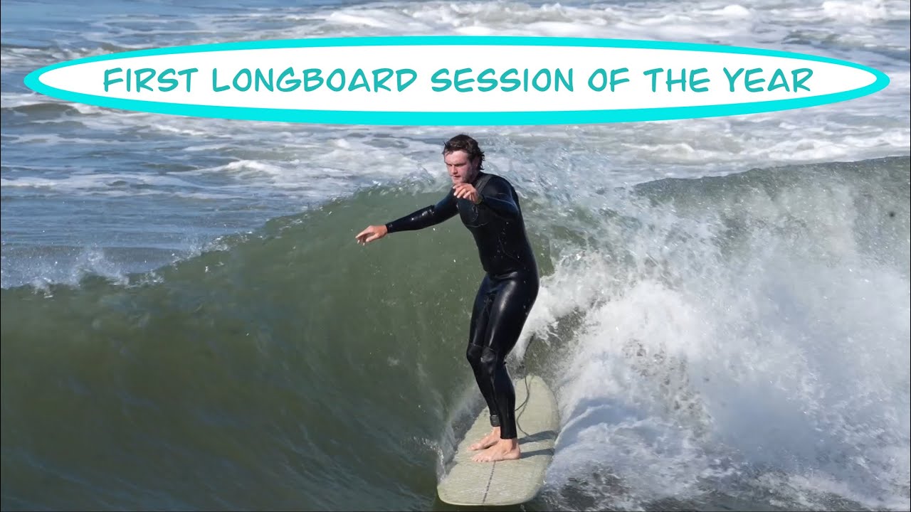 First Longboard Surf Session This Year! Surfing Florida Gulf Coast’s
