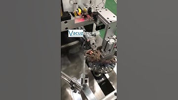 Vacuz Four Stations Ceiling Fan Motor Stator Coil Automatic Flying Fork Winding Machine Manufacturer