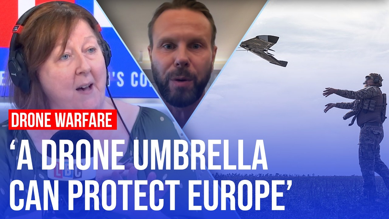 The drone interceptors protecting Europe from Russia | LBC