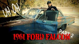 ABANDONED 1961 FORD FALCON  PART 2  WILL IT MOVE?
