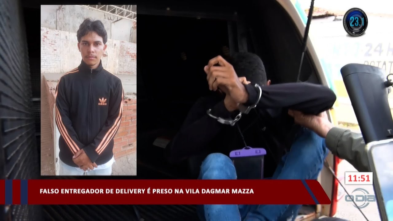 Falso entregador de Delivery é preso na Vila Dagmar Mazza 22 11 2023
