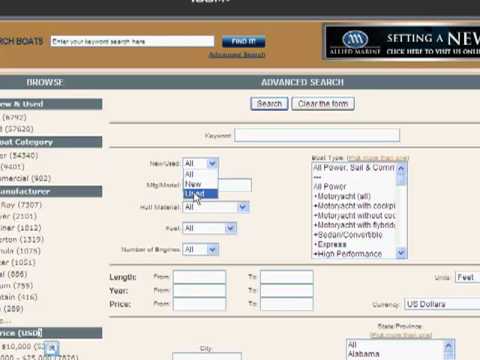 yachtworld advanced search usa