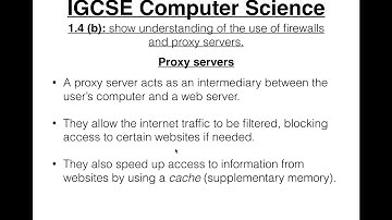 Firewalls and Proxy Servers