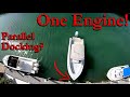 Docking A SINGLE Engine Boat SIDEWAYS!