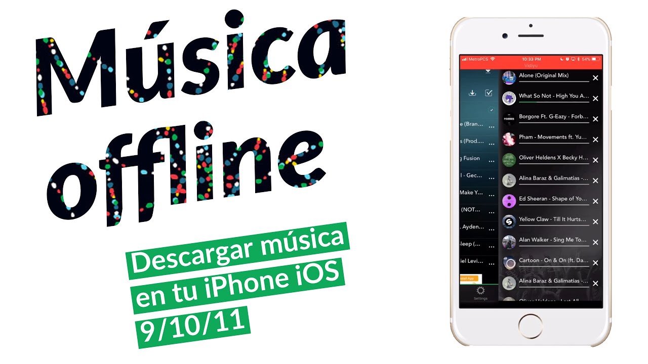 Como descargar música en tu iPhone X y en cualquier iOS escucha música