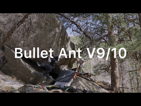 Beta Video for climb Bullet Ant v10, Clear Creek Canyon