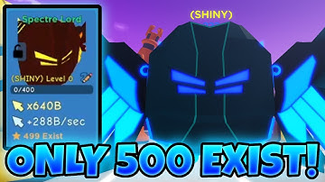 I GOT THIS INSANLEY OP PET! ✨SHINY SPECTRE LORD!!! (Clicker Simulator)