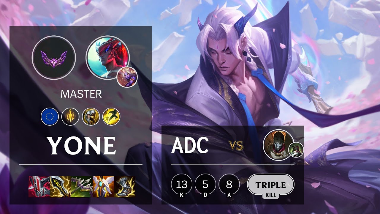 Yone ADC vs Jhin - EUW Master Patch 12.5