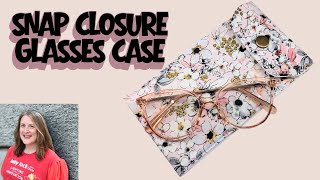 How to sew a Glasses case with snap fasteners with faodail