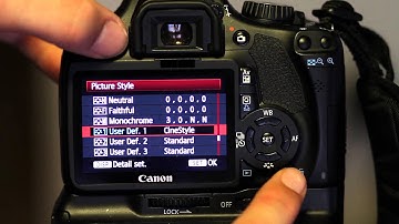 Getting Technicolor Cinestyle to work on your T2i in video mode. - DSLR FILM NOOB