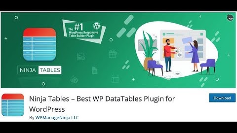 ✅NINJA TABLES ➡️ CREA TABLAS DINÁMICAS WORDPRESS