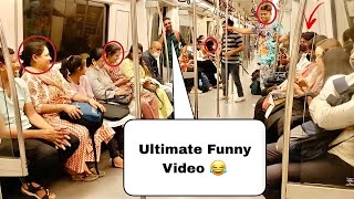 Best Metro Prank ! Part-3 ! Unlimited Funny Video ! Baghel King { Love You Maa ❤ }