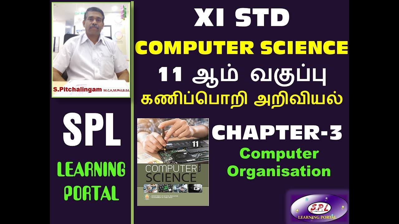CLASS 11 -COMPUTER SCIENCE- CHAPTER-3 COMPUTER ORGANISATION - YouTube