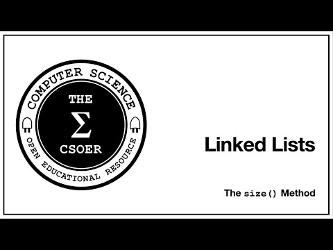 Linked List   The size Method