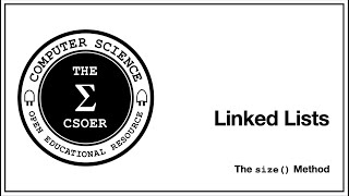 Linked List   The size Method