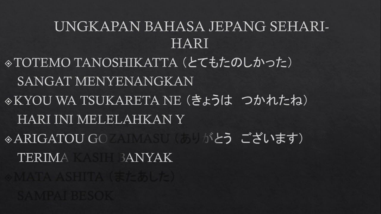 Kaiwa bahasa jepang. 1 jam auto bisa