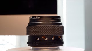 This is the Auto Yashinon 55mm f/1.2 (Tomioka lens) Chapter 40