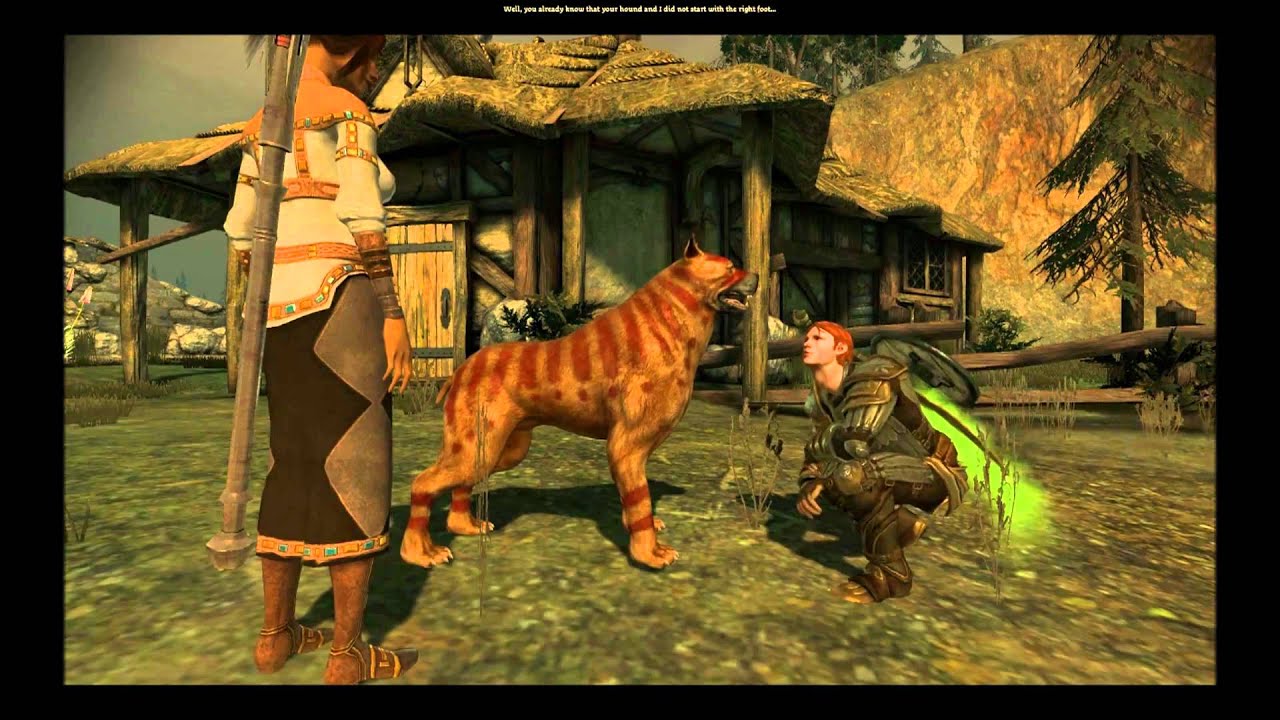 Ser Gilmore has a Chat with your Mabari - Dragon Age: Origins