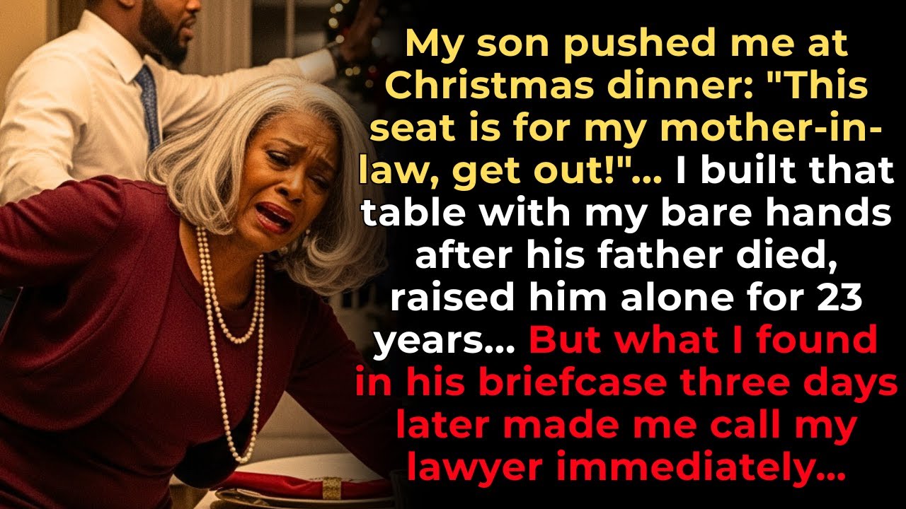 My Son Pushed Me At The Christmas Table: 