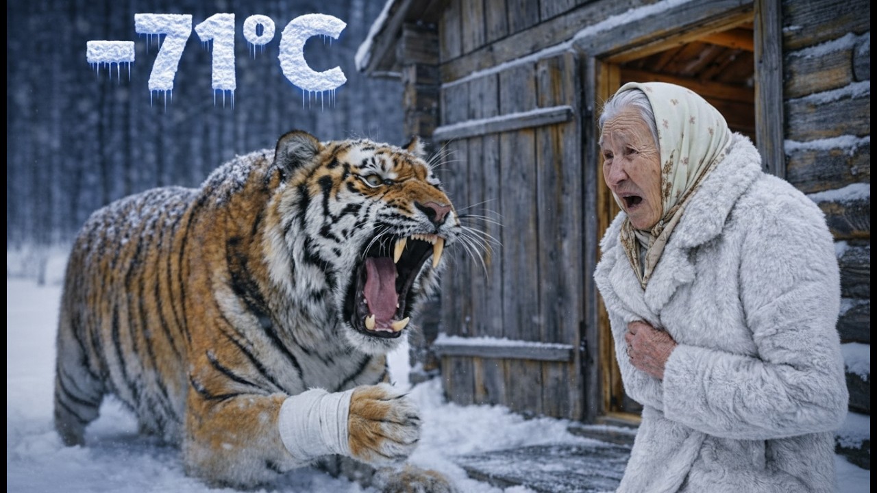 A 90-year-old woman saved a tiger in Siberia in temperatures of -71°C — A miracle in the icy hell.