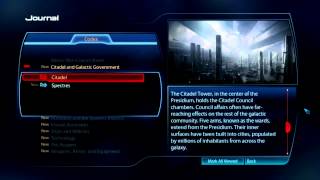 Mass Effect 3 Primary Codex Entries