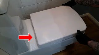 How to fix a loose toilet seat with hidden fixings