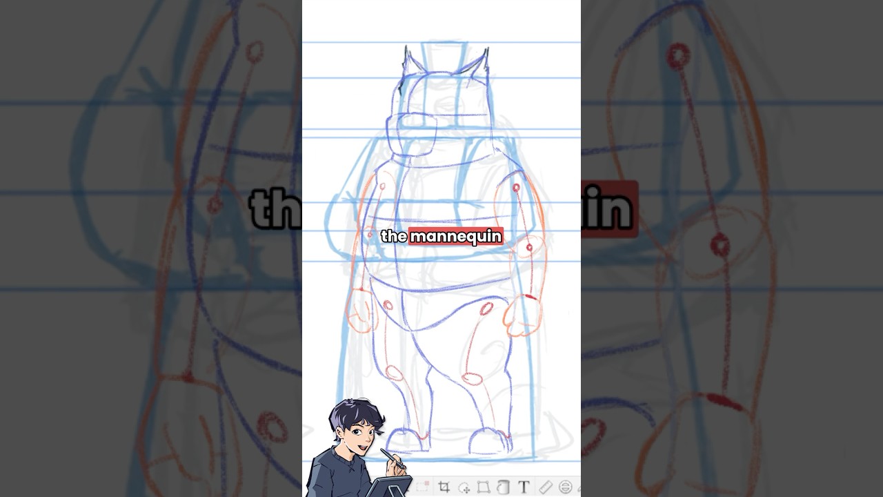 Master character design with this one trick #characterdesign #tutorial #artshorts