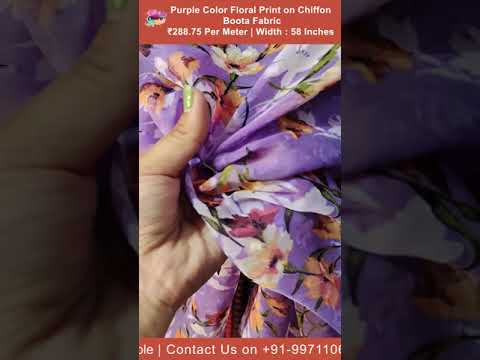 Chiffon Boota Fabric Draping | Designer Dress by Chiffon boota Fabric