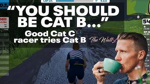 Zwift Race | Good Cat C rider tries Cat B | Here