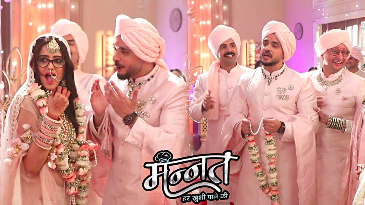 Mannat || Colour Tv || Vikrant Ne Cheating Se Dala Mannat ke Gale Mein Mala || On Location 