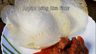 How to make Appam using Rice Flour