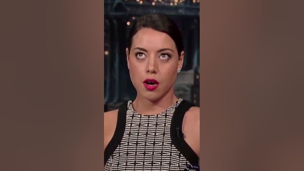 Aubrey Plaza can't stop lying π€ Aubrey Plaza can't stop lying π€