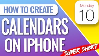How To Create A New Calendar On iPhone or iPad screenshot 1
