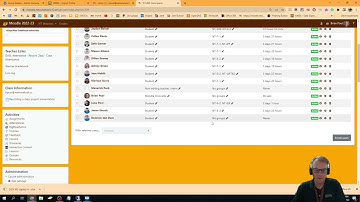 Removing a student from your Moodle Class