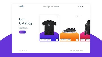 Design A Clothing Website Using Figma | Speed Art | Part 1/2