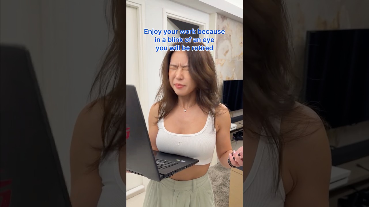 POV: Enjoy your work because in a blink of an eye you will be retired