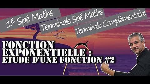 Fonction exponentielle : Etude d