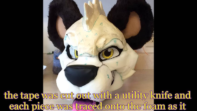 How to print fursuit eyes on buckram mesh with a home printer