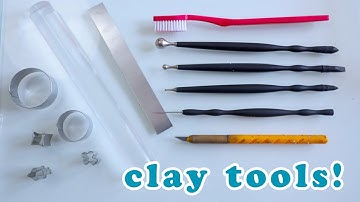 RECOMMENDED POLYMER CLAY TOOLS | Great for Beginners! (UPDATED)