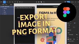 How to Export Image as PNG Format in Figma 2025