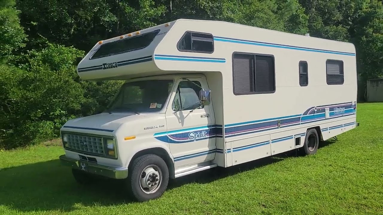 1990 Ford E350 RV Motor Home 50k miles walk around 