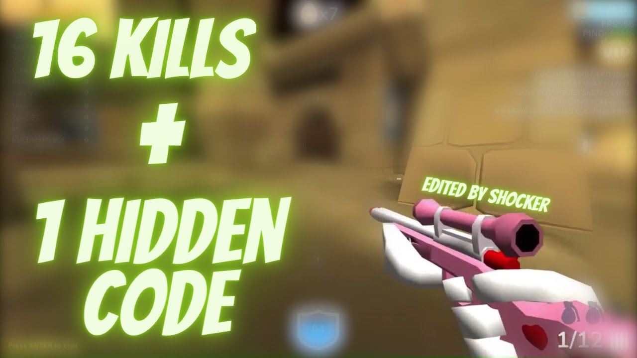 16 Kill Steak + 1 Hidden code | Shell shockers